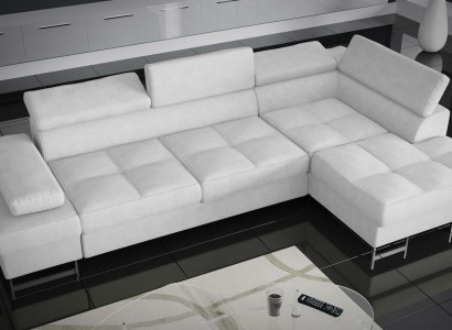 Sofas L shape sofa couch upholstered living landscape design corner sofa textile leather new